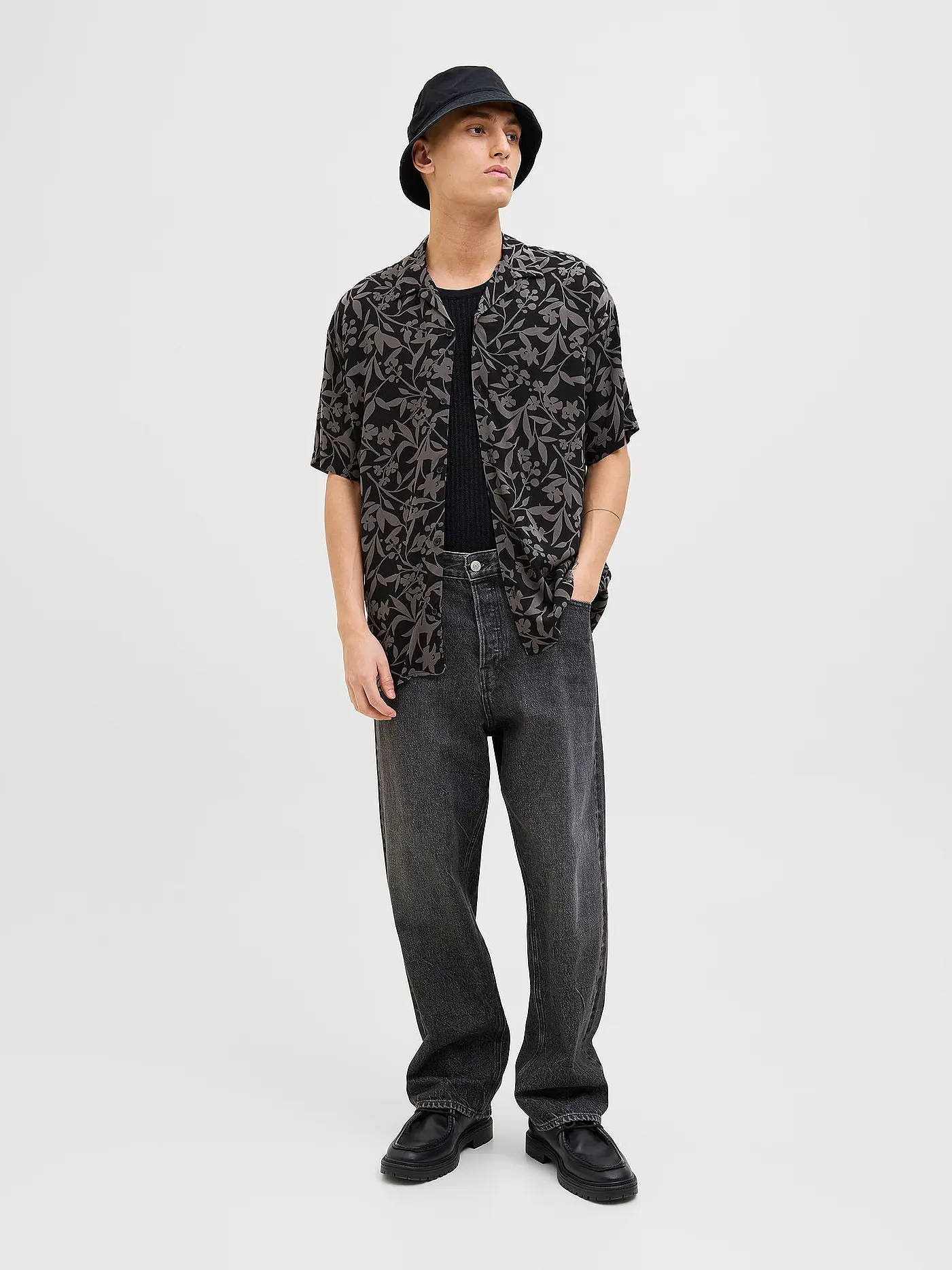 JACK & JONES | Hemd Regular Fit JJJEFF MONOCHROME | 